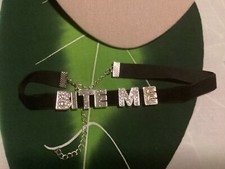 Letters bite choker for sale  Pahoa