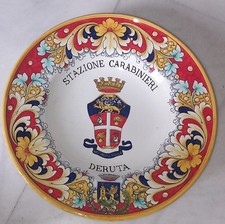 Piatto artistico carabinieri usato  Roma