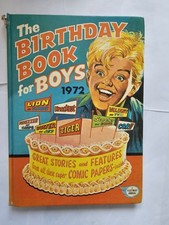 Birthday book boys for sale  TELFORD