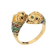 Double lion ring for sale  Woodland Hills