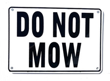 Mow warning sign for sale  Mount Gilead