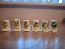 Vintage wildlife thimbles for sale  HAILSHAM