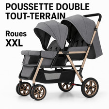 Poussette double ttpliable d'occasion  Castanet-Tolosan