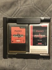 Korg Wavestation 1990 (tarjetas (2) ¡impecable!) WSC-1S PIANO X (estuche rayado) segunda mano  Embacar hacia Mexico