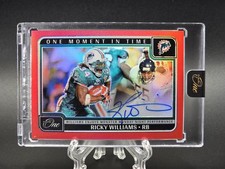 2024 Panini One RICKY WILLIAMS One Moment In Time NO CARTÃO AUTO Vermelho /60 Golfinhos, usado comprar usado  Enviando para Brazil