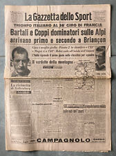 Bartali coppi gazzetta usato  Gatteo