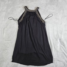 Vestido Twik By Simons Preto Halter Top, Decote Bordado, Feminino Médio , usado comprar usado  Enviando para Brazil