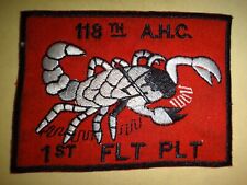 1º Pelotão de Voo SCORPIONS 118ª Companhia de Helicópteros de Assalto Patch da Guerra do Vietnã comprar usado  Enviando para Brazil