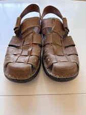 Men leather sandals for sale  ASHFORD