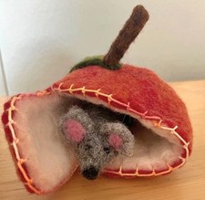 Waldorf apfelmäuschen deko gebraucht kaufen  Stuttgart