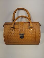 Bolsa de couro vintage MR Canoa Industria Argentina feita à mão bolsa médica  comprar usado  Enviando para Brazil