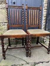 Antique pair barley for sale  HIGH PEAK