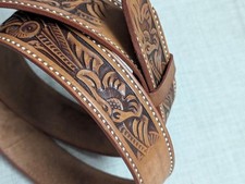 Vintage tooled buckle for sale  Williamsburg