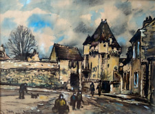 Technique mixte gouache d'occasion  Sarzeau