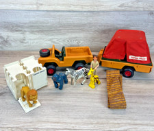 Vintage Fisher Price 1975 Adventure People Safari Toy Playset #304 Near Complete na sprzedaż  Wysyłka do Poland
