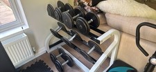 Dumbell set 10kg.12kg for sale  WEYBRIDGE