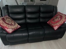Leather recliner armchair for sale  BARKING