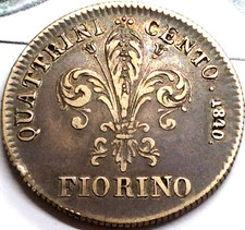 Florence Fiorino 1840 Itália Leopoldo II di Lorraine (1824-1859) 100 quattrini comprar usado  Enviando para Brazil