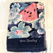 Toalha de praia Vera Bradley excelente estado usado bosque de frutas algodão piscina jardim melancia floral comprar usado  Enviando para Brazil