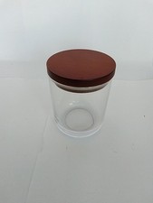 Glass jar woden for sale  BLANDFORD FORUM