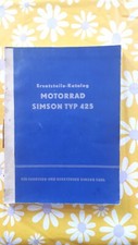 Ersatzteile katalog simson gebraucht kaufen  Kranichfeld