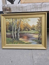 Schönes ölgemälde landschaf gebraucht kaufen  Oberhausen