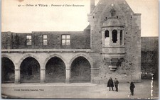 Old glass postcard d'occasion  Expédié en Belgium