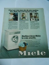 Advertising 1976 mièle d'occasion  Expédié en Belgium