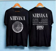 Camiseta Nirvana Bleach Fudge Packin 1989 turnê 2 lados, camiseta unissex Nirvana P-5XL comprar usado Camiseta Nirvana Bleach Fudge Packin 1989 turnê 2 lados, camiseta unissex Nirvana P-5XL comprar usado  Enviando para Brazil
