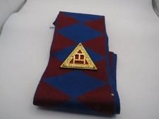 Masonic sash triangular for sale  LANGHOLM
