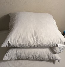 Conjunto de 2 travesseiros Dream Solution padrão 50/50 penas de ganso/ganso branco  comprar usado  Enviando para Brazil