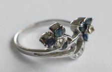 Ring blaue weiße gebraucht kaufen  Maintal