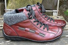 Sneaker rieker red for sale  WARE