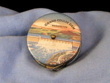 FITA MÉTRICA CELULÓIDE GRAND COULEE DAM WASHINGTON RIVER ADVERT comprar usado  Enviando para Brazil