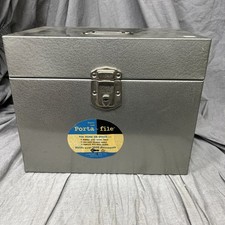 CAIXA DE ARMAZENAMENTO VINTAGE HAMILTON SCOTCH CORP. PORTA-ARQUIVO METAL comprar usado  Enviando para Brazil