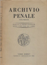 Archivio penale. rivista usato  Italia