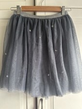 Saia infantil Gap meninas tamanho 12 cinza tule cintilante cintura elástica comprar usado  Enviando para Brazil