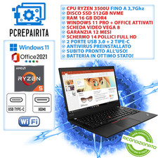 Lenovo portatile computer usato  Capriate San Gervasio