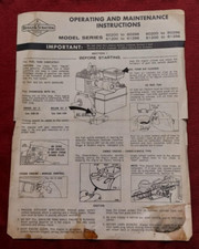 Briggs stratton operating for sale  Bradenton