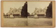 FRANCE VICHY Le Château de Randon Photo Stereo Vintage Albumine c1870 comprar usado  Enviando para Brazil