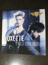 FOTO AUTÊNTICA AUTOGRAFADA À MÃO PER GESSLE 4X4 - CANTORA - ROXETTE comprar usado  Enviando para Brazil