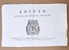 Pio viii editto usato  Pescara