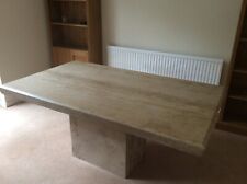 Travertine pedestal dining for sale  SALTBURN-BY-THE-SEA