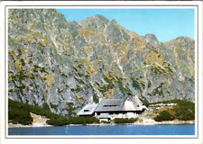 Cartão postal antigo Tatry Polônia albergue de montanha com vista para o vale comprar usado  Enviando para Brazil