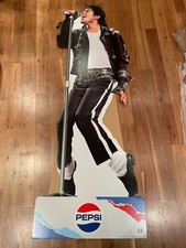 MICHAEL JACKSON KING OF POP PEPSI TAMANHO REAL STANDUP STANDEE EX/MT comprar usado  Enviando para Brazil