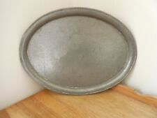 Pewter oval serving for sale  MARKET DRAYTON
