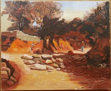 Tableau signé barrau d'occasion  Toulon-