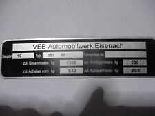 Ddr veb eisenach gebraucht kaufen  Deutschland