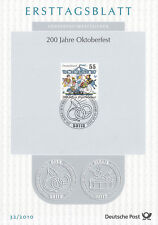 Ersttagsblatt 2010 200 gebraucht kaufen  Habichtswald