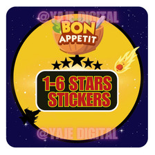 MONO_POLY STICKER GO 1⭐- 6⭐( Adesivos OURO Disponíveis) MAIS BARATO🔥SUPER RÁPIDO⚡ comprar usado  Enviando para Brazil
